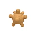 textured multi-pointed ball natural rubber educational toy